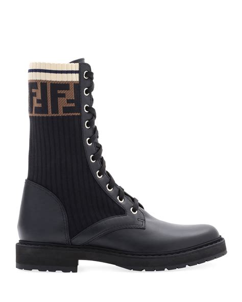 fendi combat boot sale|Fendi cowboy boots street style.